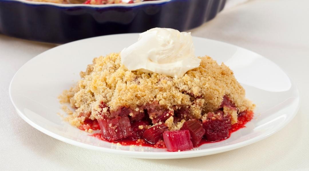 Rhubarb Crumble